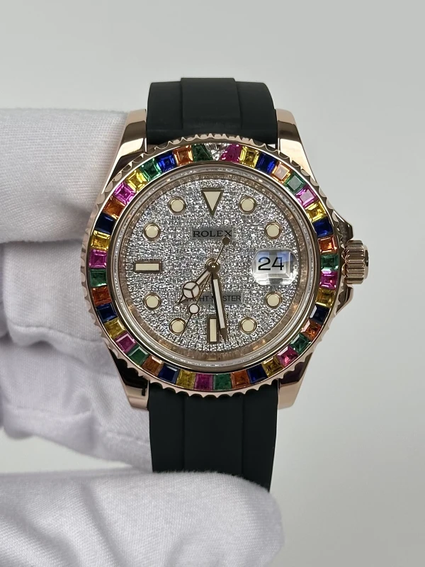 Rolex 40 mm Rainbow Rose Gold 116655 2