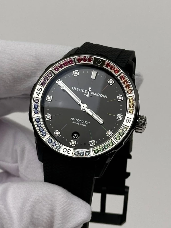 Ulysse Nardin Diver Lady Diver Rainbow 39 mm 8163-182B1LE-2A-RAIN/3A 4