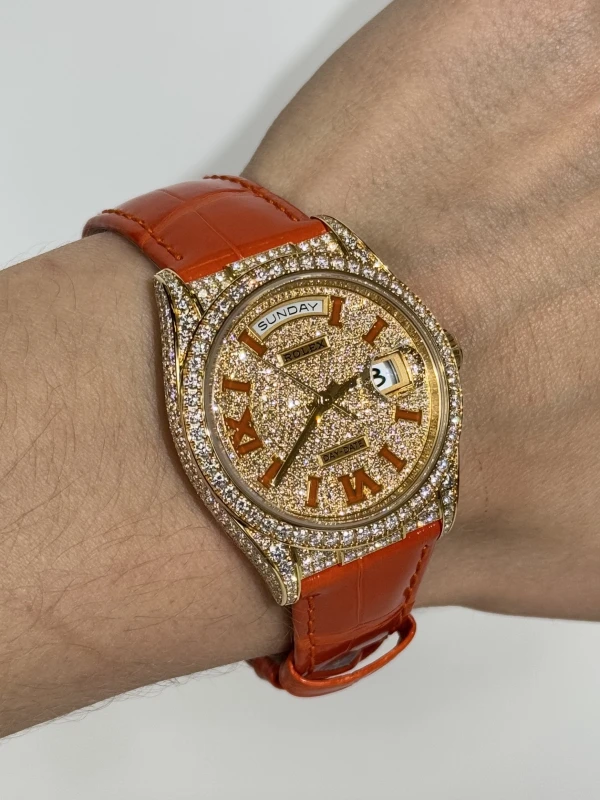 Rolex 36mm White Gold 128158RBR-0002 6