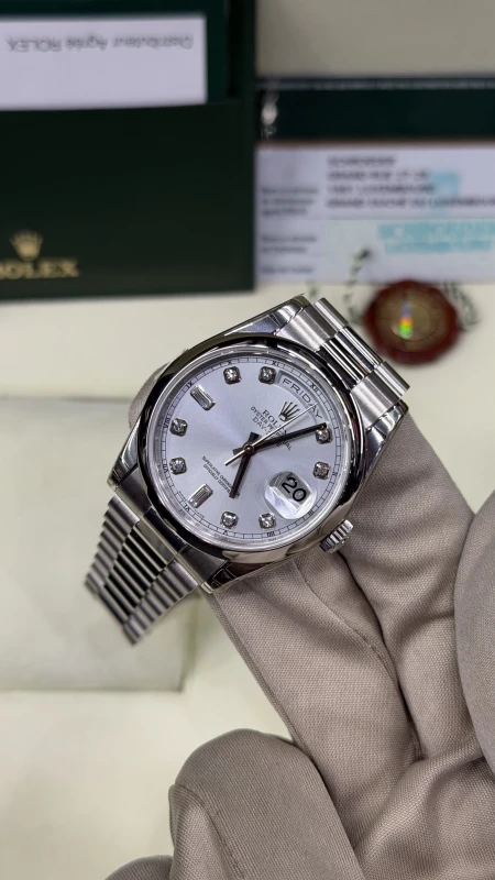 Rolex 36mm Platinum 118206 sdp 5
