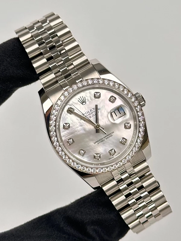 Rolex 36mm Steel and White Gold 116244-0011 2