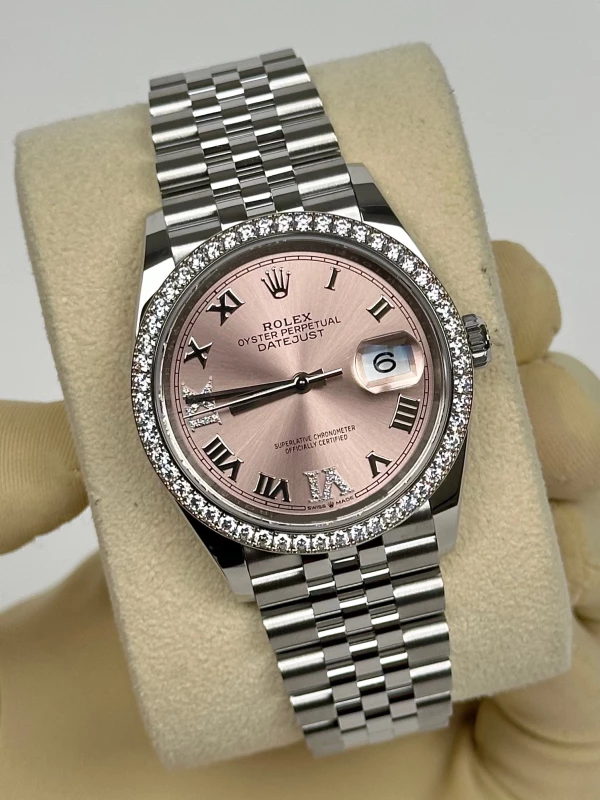 Rolex 36 mm steel and white gold 126284rbr-0023 3