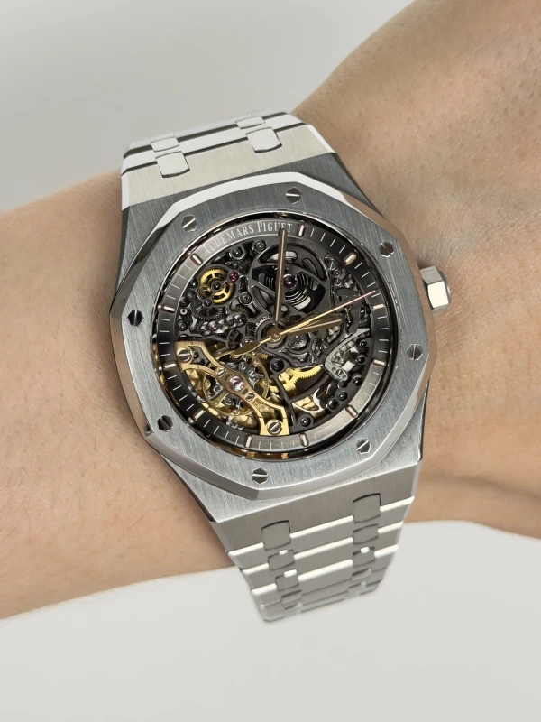 Audemars Piguet Double Balance Wheel Openworked 15407ST.OO.1220ST.01 5