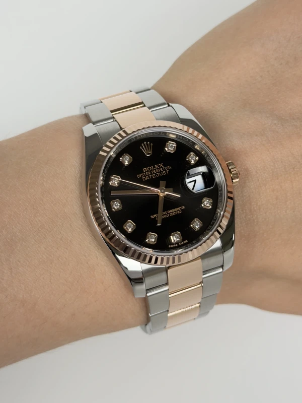 Rolex 36mm Steel and Everose Gold 116231-0071 4