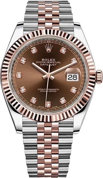 Datejust 41mm Steel and Everose Gold 