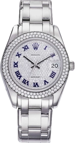 Rolex Ladies Special Edition White Gold 81339 diamond-paved изображение - 1