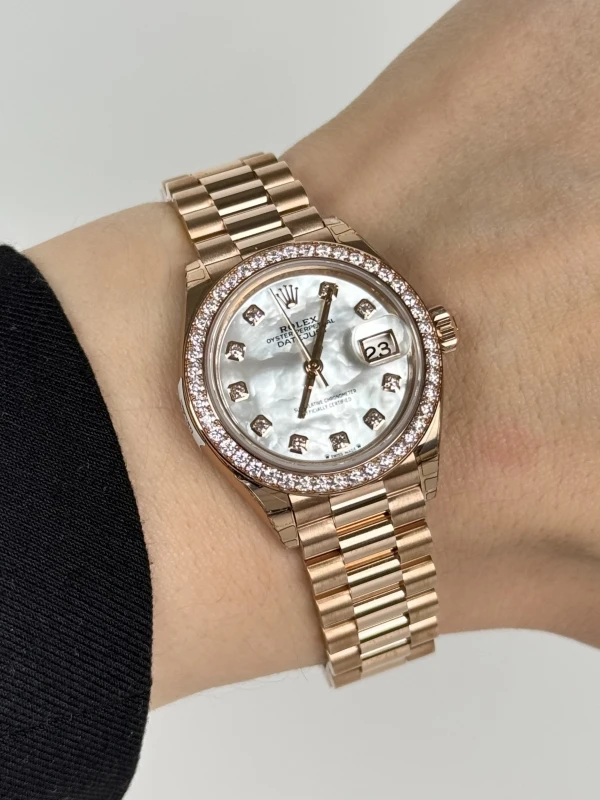 Rolex 28 mm Everose Gold  279135rbr-0010 6