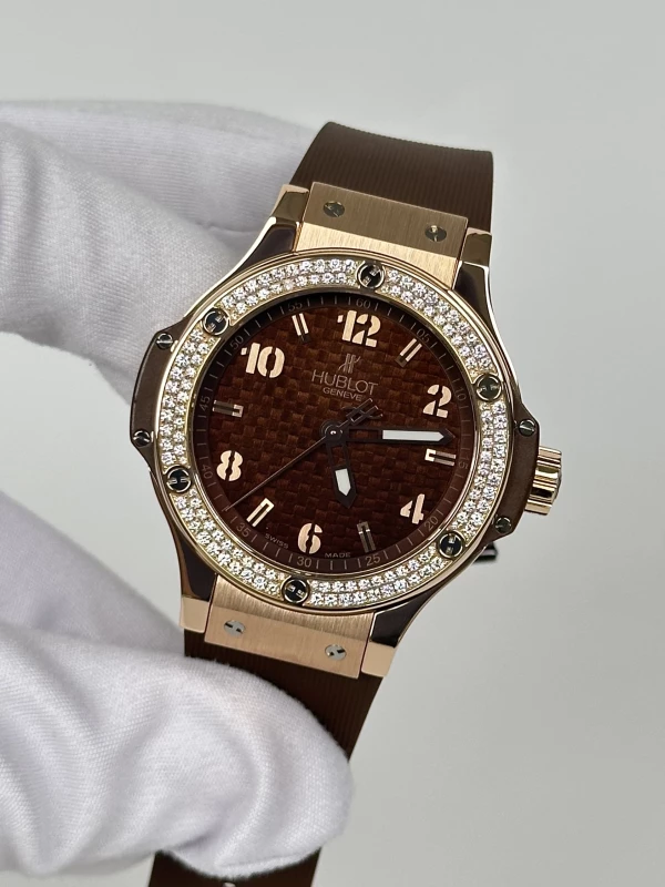 Hublot Red Gold Cappuccino Diamonds 361.PC.3380.RC.1104 4