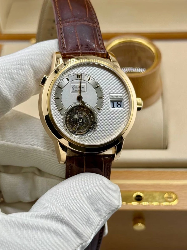 Glashutte Original LIMITED EDITION PINK GOLD TOURBILLON 93-01-01-04 4