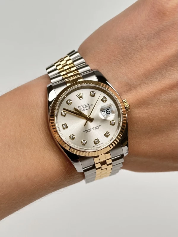 Rolex 36mm Steel and Yellow Gold 116233 sdj 7