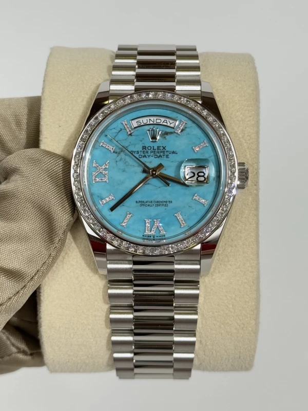 Rolex Day-Date 36mm Platinum 128396tbr-0016 2