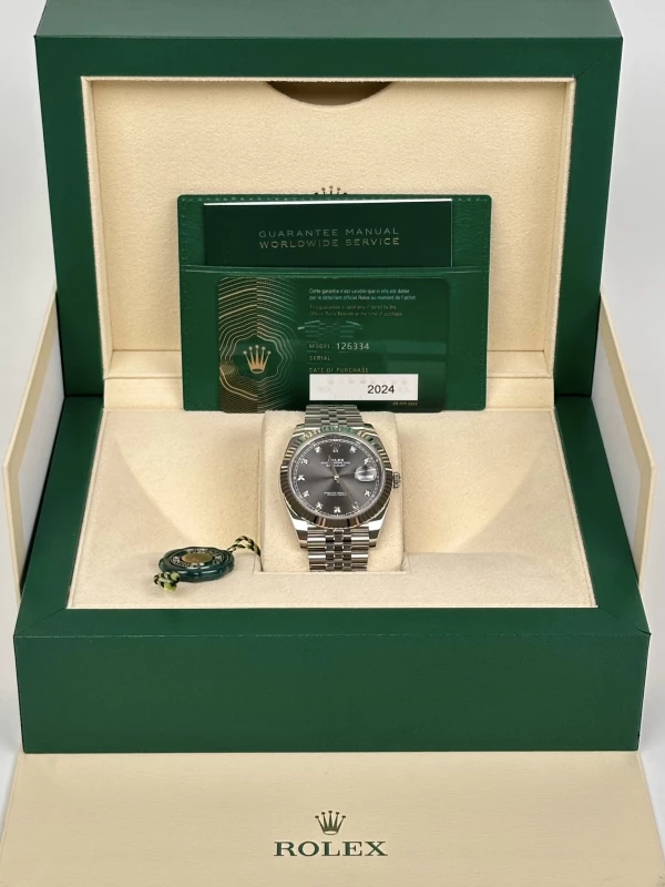 Rolex 41mm Steel and White Gold 126334-0006 5
