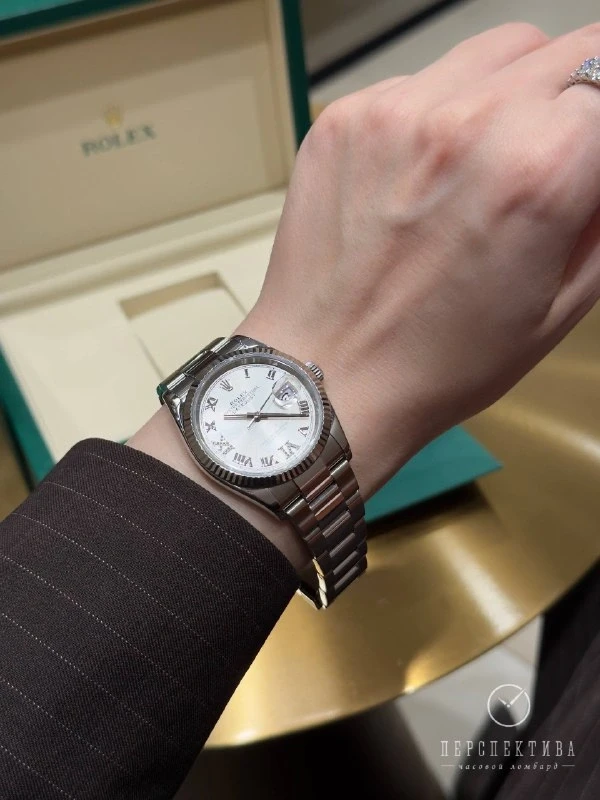 Rolex 36mm Steel and White Gold 126234-0030 3