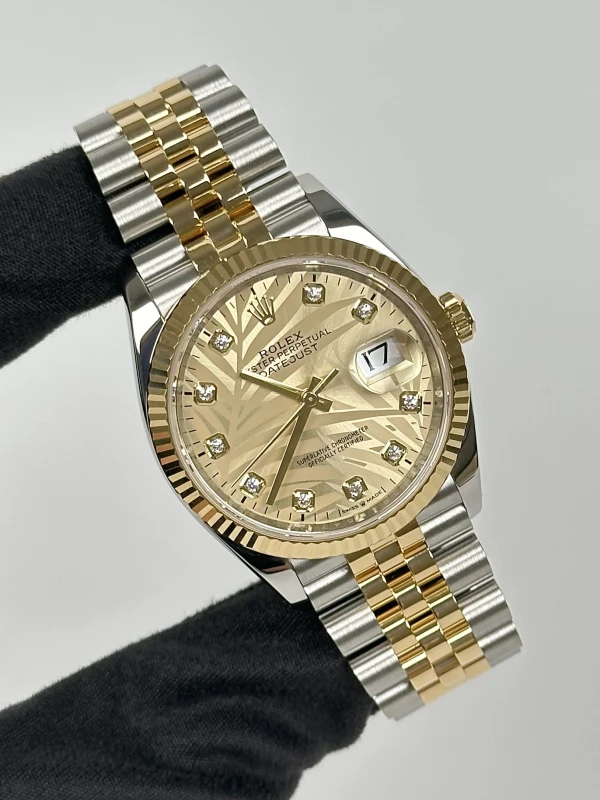 Rolex Datejust 36mm Steel and Yellow Gold 126233-0043 2