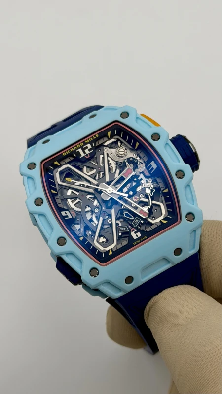 Richard Mille RM35-03 Pastel Blue Quartz TPT RM35-03 Pastel Blue Quartz TPT 4
