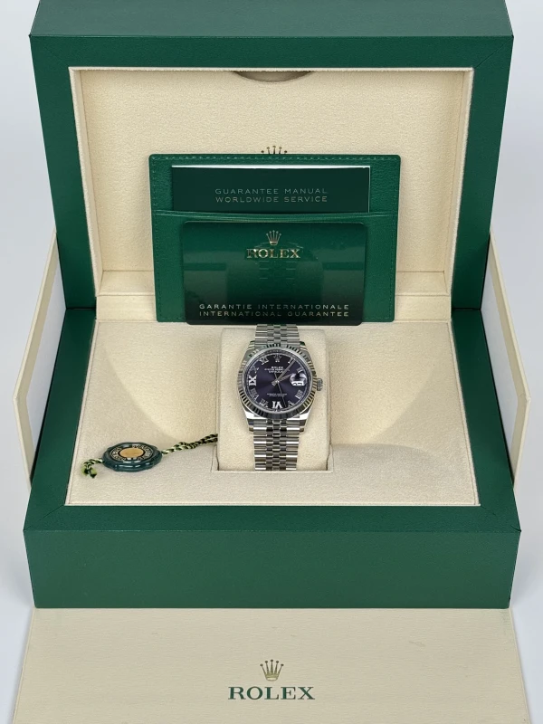 Rolex 36mm Steel and White Gold 126234-0021 5