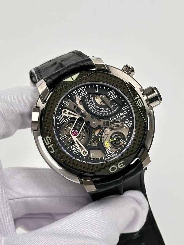 Clerc Carbon Tourbillion HY-GMT Carbon Tourbillion 3
