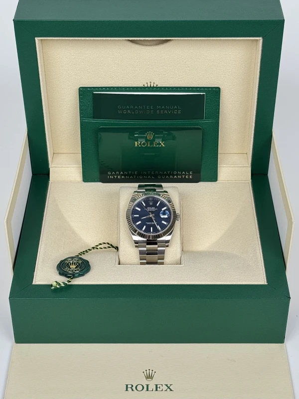 Rolex 41 mm, steel and white gold  126334-0001 5