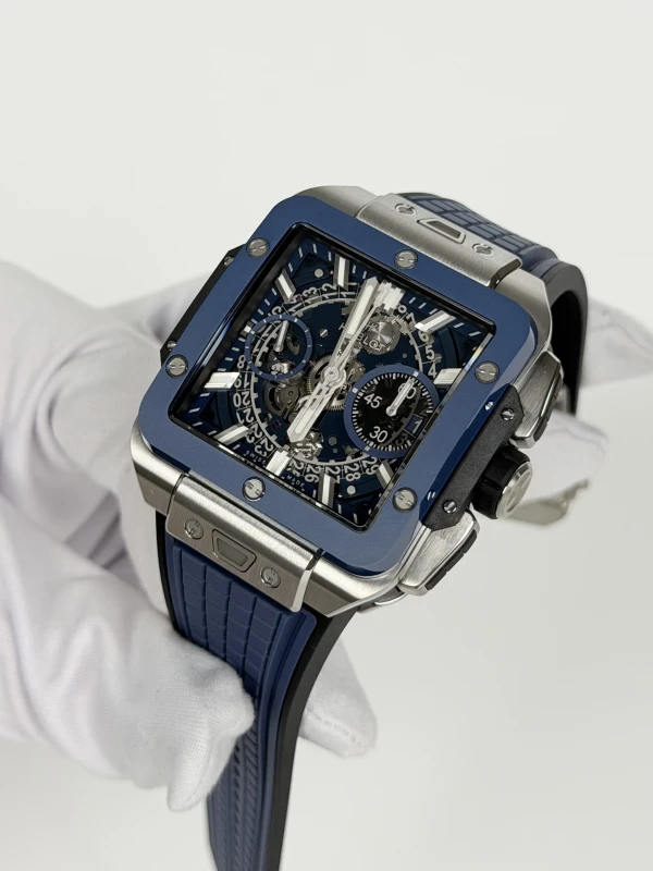 Hublot UNICO TITANIUM BLUE CERAMIC 821.NL.5170.RX 4