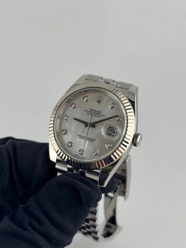 Rolex 41mm Steel and White Gold 126334-0020 8