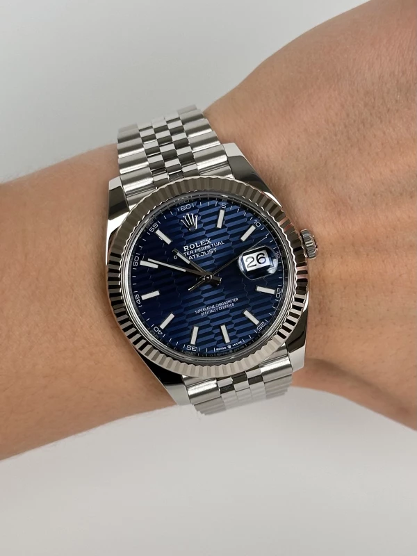 Rolex 41 mm, steel and white gold 126334-0032 8