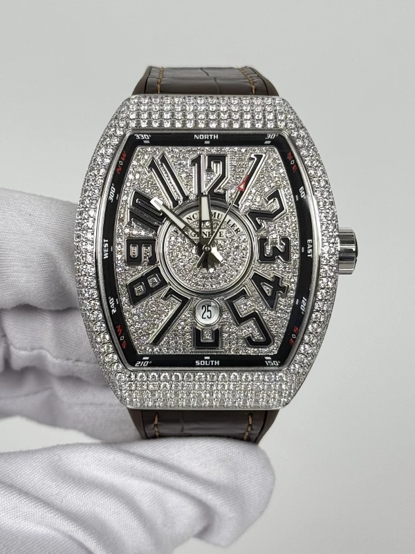 Franck Muller Vanguard Yachting Diamonds V 45 SC DT AC NR  Tun 2