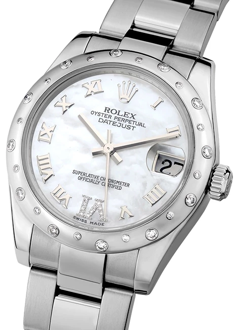 Rolex 31mm Steel and White  178344 mdj изображение - 1