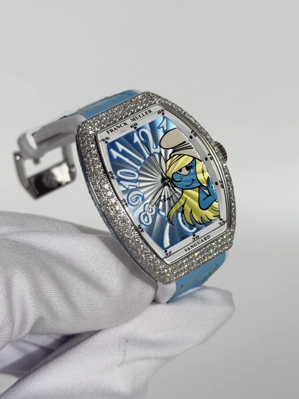 Franck Muller Vanguard Smurfette Blue V 32 SC AT FO D SMURFETTE (DIAMOND) 2