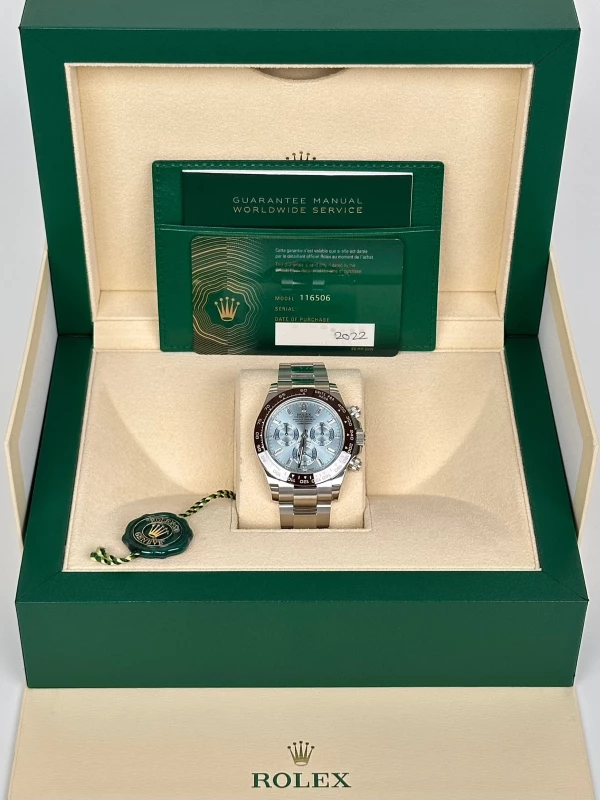 Rolex Cosmograph Daytona 40mm Platinum 116506 Bl 5