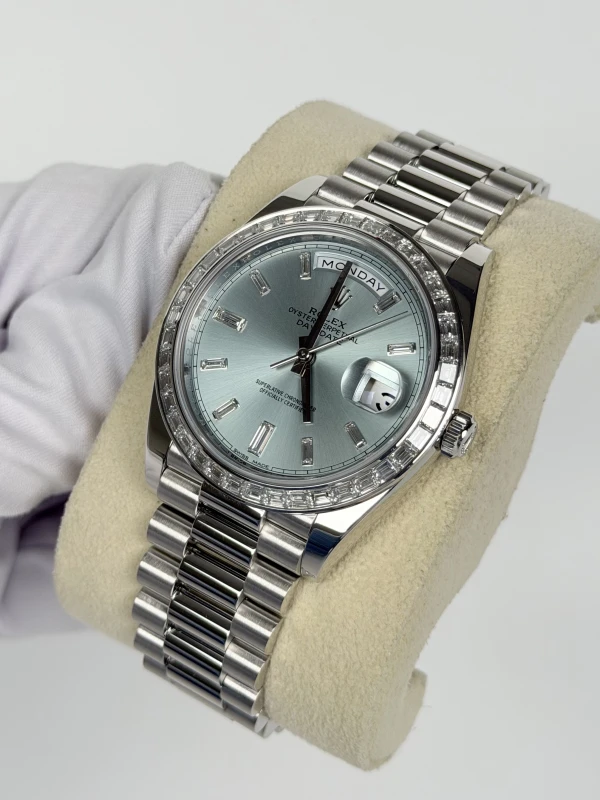 Rolex 40 MM, PLATINUM AND DIAMOND 228396tbr-0002 4