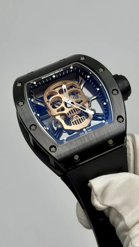 Richard Mille Skull Tourbillon Gold RM 52-01 AN CA-TZP 4