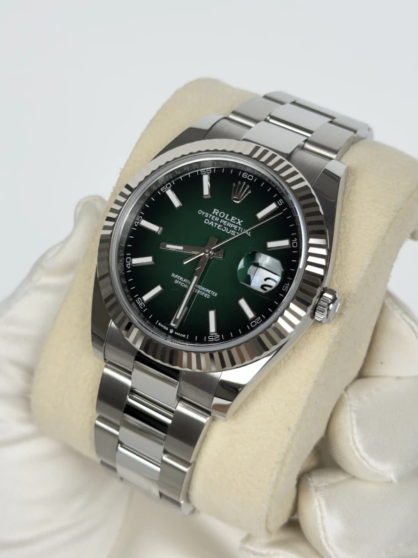 Rolex Datejust 41mm Steel and White Gold 126334-0033 3