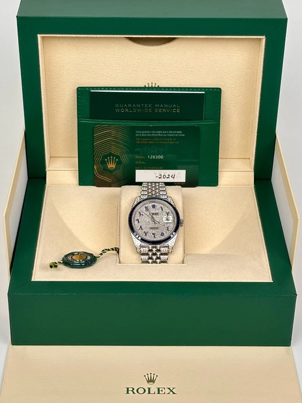 Rolex 41 mm 126300FIX saphir 5