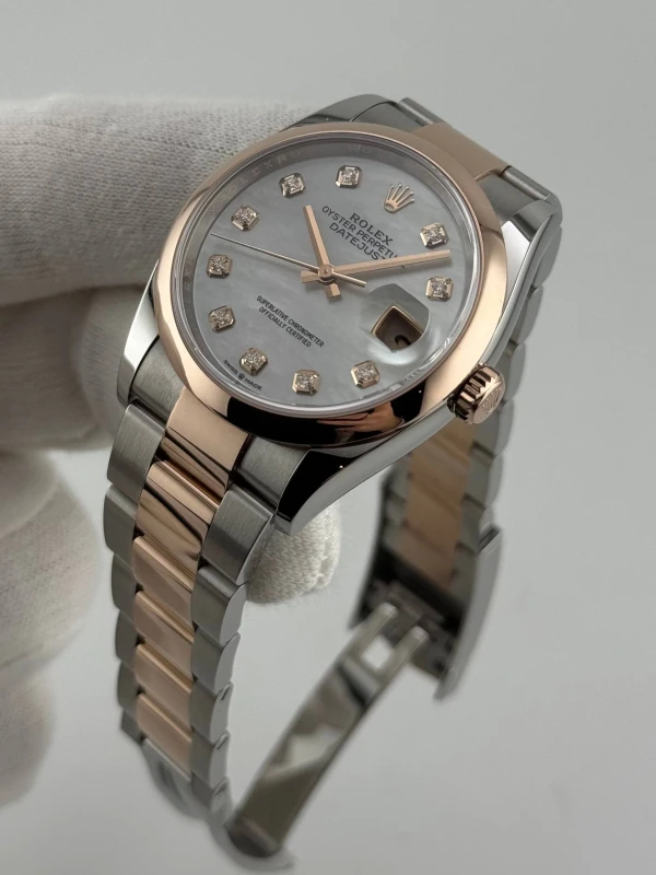 Rolex Datejust 36mm Steel and Everose Gold 126201-0022 4