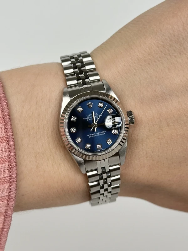 Rolex Lady 26mm Steel and White Gold 79174 bldj 8