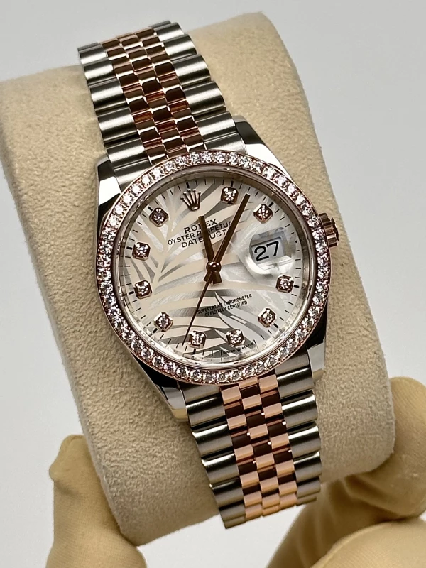 Rolex Datejust 36mm Steel and Everose Gold 126281rbr-0025 3