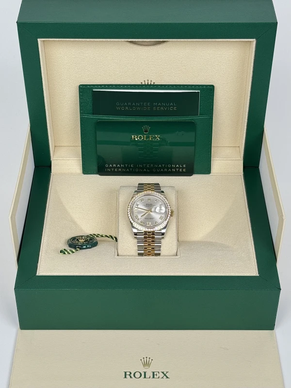 Rolex 36 mm, Oystersteel, yellow gold and diamonds 126283rbr-0017 5