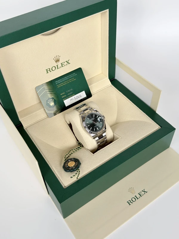 Rolex 36mm Steel and White Gold 126234-0052 5