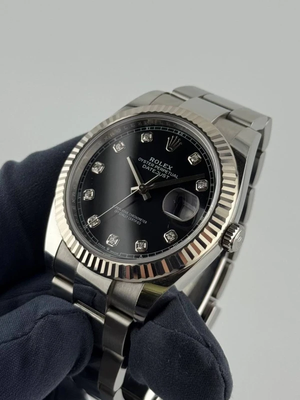 Rolex 41mm Steel and White Gold 126334-0011 6