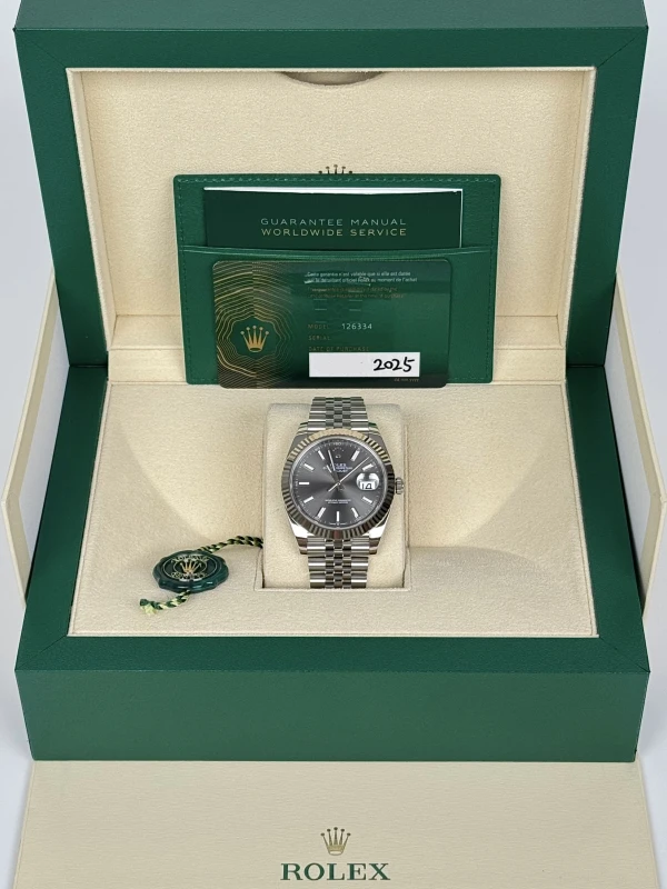 Rolex 41mm Steel and White Gold 126334-0014 5