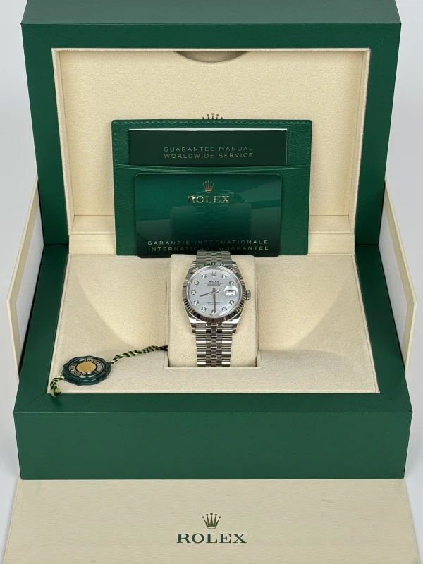 Rolex 36mm Steel and White Gold 126234-0019 5