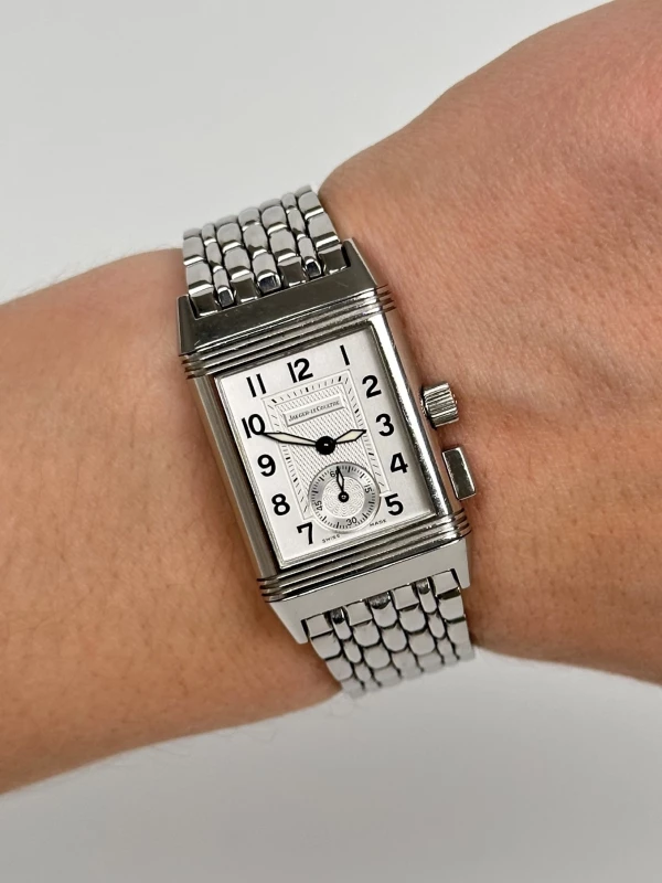 Jaeger LeCoultre Memory Chronograph Duoface 255.8.82 4
