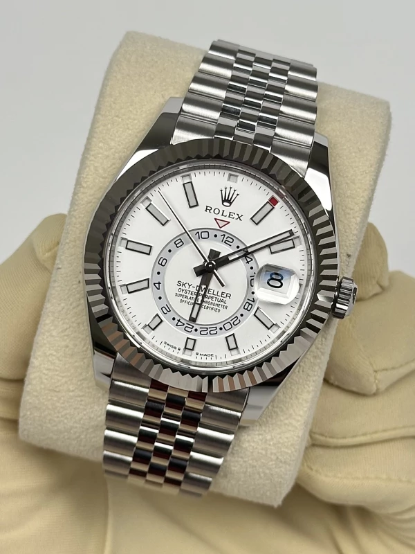Rolex 42mm Steel and White Gold 336934-0004 4