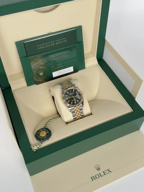 Rolex Datejust 36mm Steel and Yellow Gold 126233-0057 5