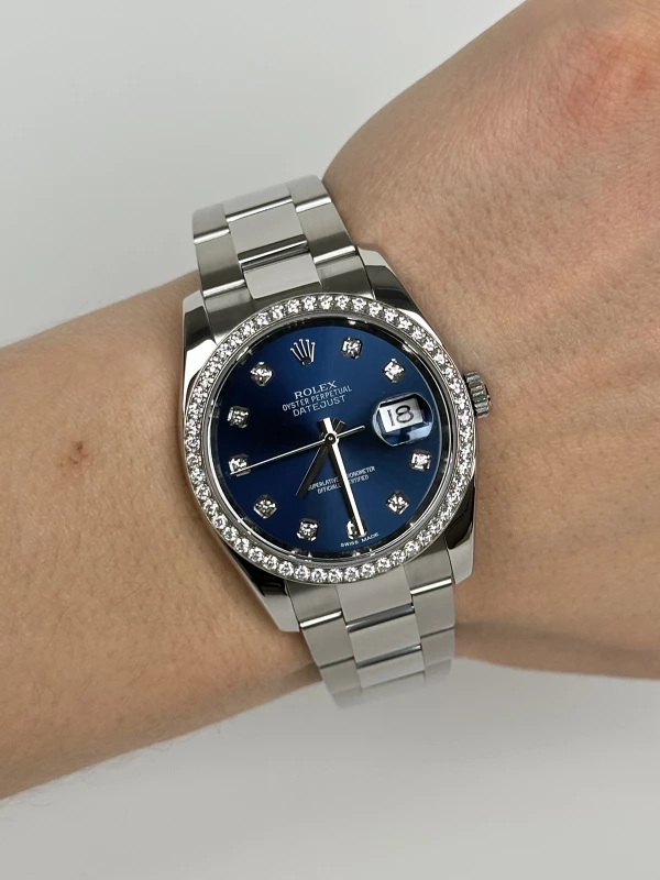Rolex 36mm Steel and White Gold 116244FIX 7