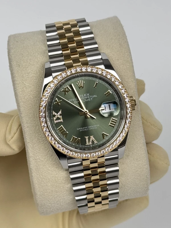 Rolex 36 mm, Oystersteel, yellow gold and diamonds 126283rbr-0011 3