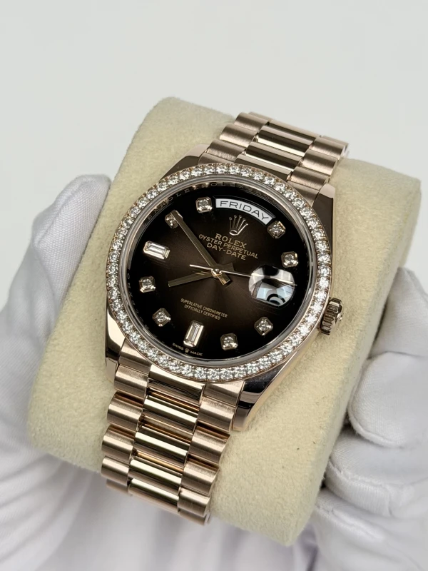 Rolex 36mm Everose Gold 128345rbr-0040 4