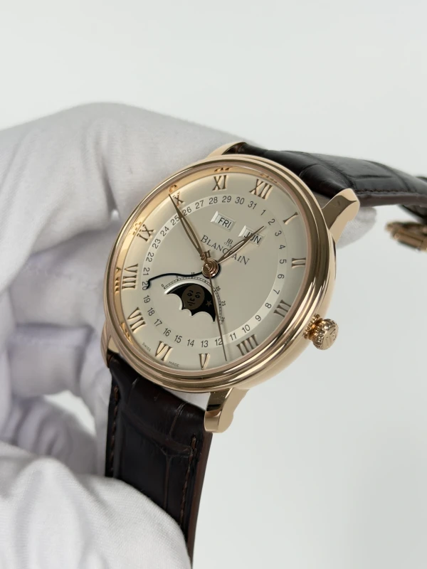 Blancpain Moon Phase Complete Calendar 40mm 6654-3642-55B 4