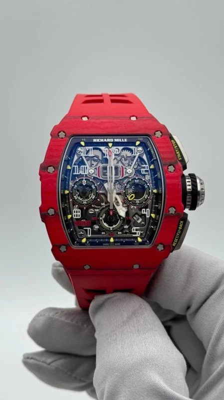 Richard Mille Red TPT NTPT AUTOMATIC FLYBACK CHRONOGRAPH RM 11-03 Red Quartz изображение - 4