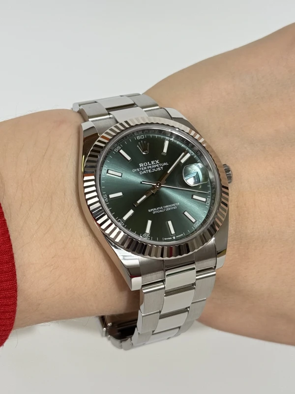 Rolex 41mm Steel and White Gold 126334-0027 5